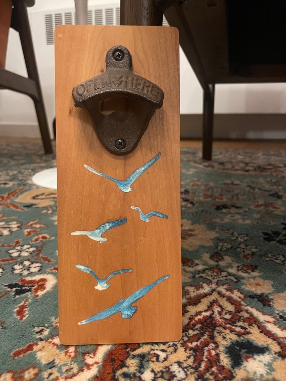 Wooden Magnetic Bottle Opener